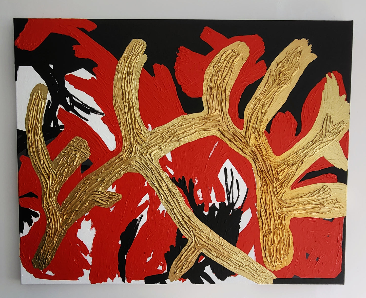 Golden Branches 80x100 cm